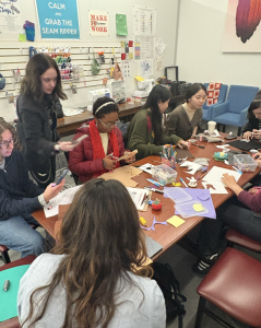 A photo of our participants hard at work.